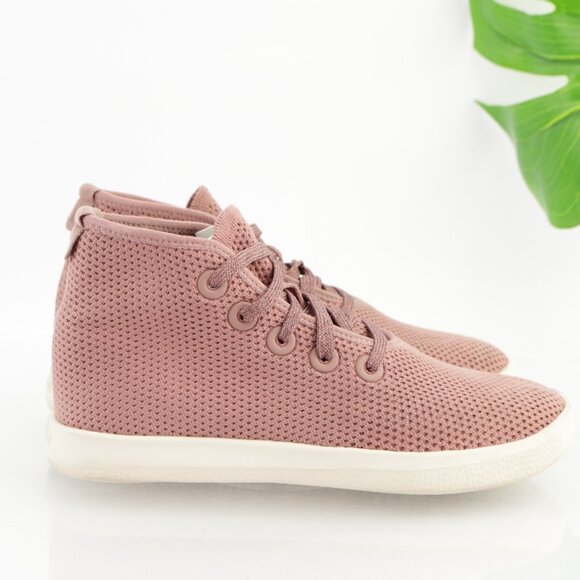 Allbirds Womens TT Tree Topper Running Shoe Size 7 Pink High Top Knit Sneaker - Picture 7 of 12
